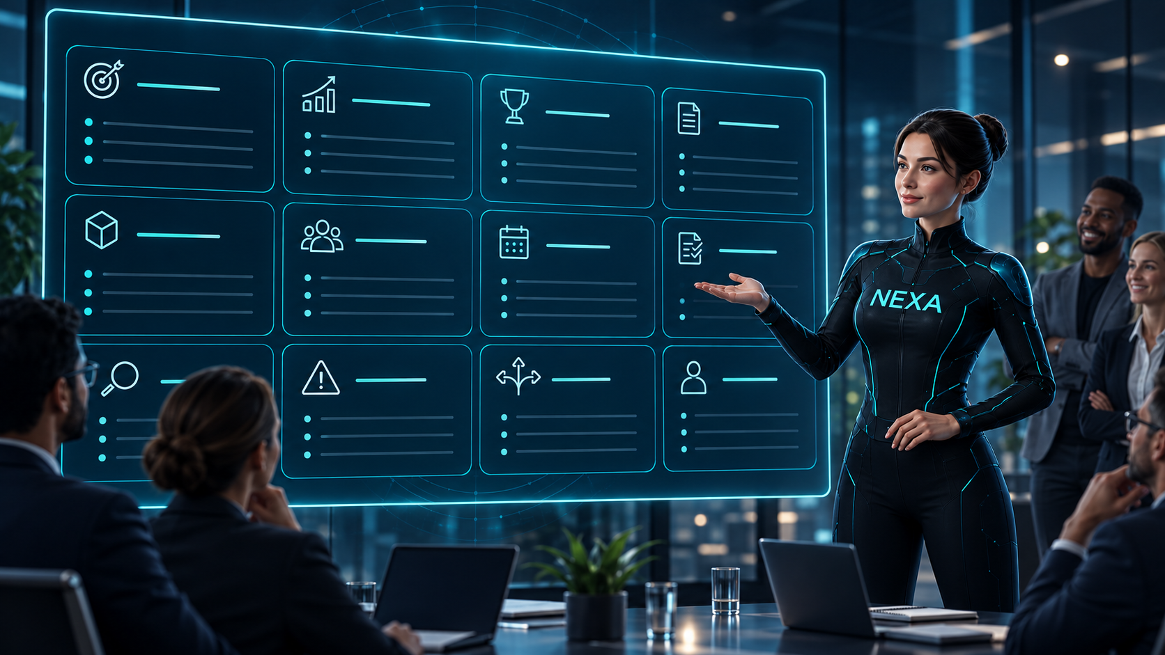 NEXA presenting the Kick-off Alignment Canvas